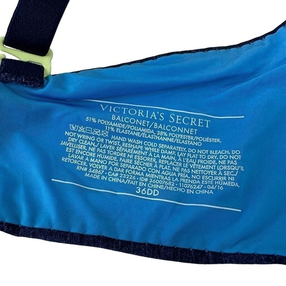 Victoria's Secret Balconet Bra, Royal Blue, 36DD - Picture 7 of 9